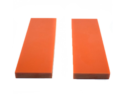   Overlays G10 for the handle of the knife Orange (orange) 125x40x8.9mm (pair)